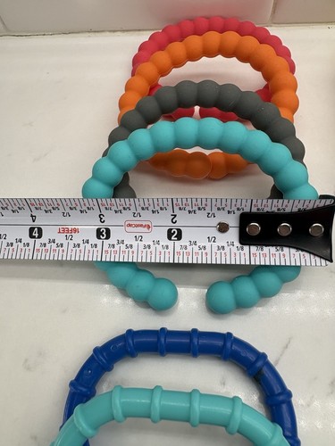 75 PC-Mixed Lot Baby Plastic Links Rings Chain Linking Stroller Toy Teether - Picture 10 of 11
