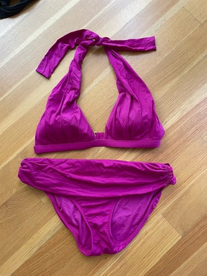 Badgley Mischka Bikini Size 8 Fuschia Vacation Resort Beach Cruise Summer