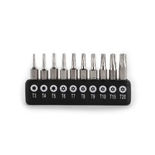 10 Pieces 4mm Torx Screwdriver Star Bit Set  T3 T4 T5 T6 T7 T8 T9 T10 T15 T20