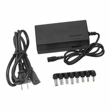 96W Universal Laptop Power Charger, Black