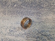 2002 Kennedy Half Dollars size 9 coin ring handmade mixed metals 9 A 