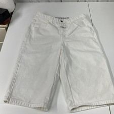 VTG Marithe Francois Girbaud White Jean Shorts Sz 9/10 Women  s