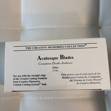 Creative Memories Arabesque Blades 2 for Scoring  Perforating cuts. NIP