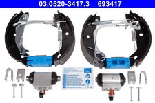 BREMSBACKENSATZ FÜR MERCEDES-BENZ A-KLASSE (W168) - ATE 03.0520-3417.3