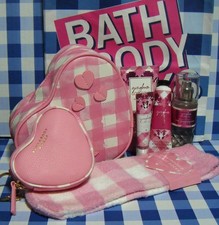 BATH  BODY WORKS Travel Gift 7pc Set Gingham Gorgeous H/80927 