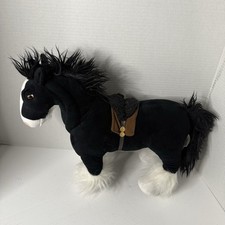 Disney Brave Angus Plush Princess Merida's Black Horse 18"Disney Authentic