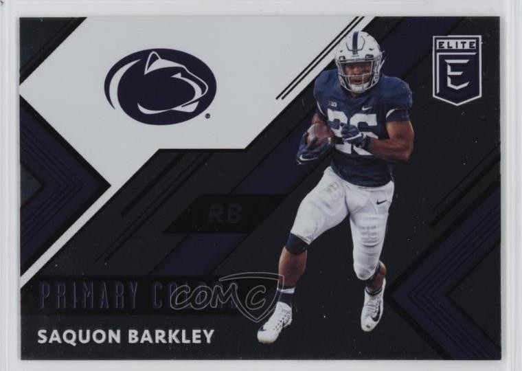 2018 Panini Elite Draft Picks Primary Colors Saquon Barkley #2 Rookie RC 19g2