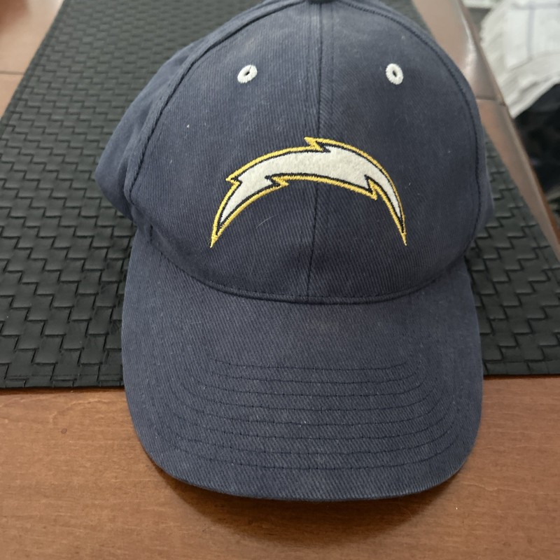 San Diego Chargers Hat Cap Strap Back Mens One Size Blue NFL Football