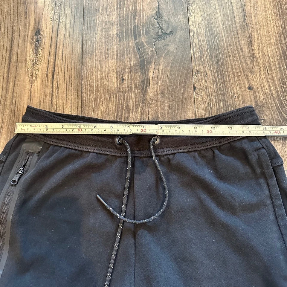 GUC American Eagle Men’s FLEX Sweat Pant Style Black Drawstring Shorts Size S - Image 3 of 4