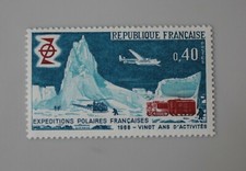 Année 1968 France YT 1574 neuf luxe ** Expéditions polaires