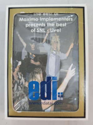 Maximo Implementers/Best of SNL LIVE! ~ Gemaco Std. Deck Playing Cards ~ PROMO