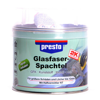 Glasfaserspachtel Glasfaser Faser Spachtel  Faserspachtel 1000g  Presto 601112