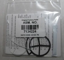 OEM 7134224 ECO/KENMORE/WHIRLPOOL/GE/NORTHSTAR WATER SOFTENER ROTOR SEAL KIT 3/4