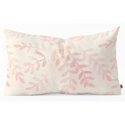Wayfair Deny Designs Lumbar Pillow with Pink Print 14'' X 23'' X 5'' ~ New!