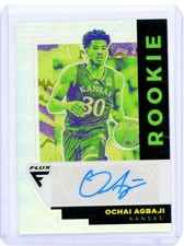 2022-23 Panini Chronicles Draft Flux OCHAI AGBAJI Silver AUTO RC Rookie 84/99