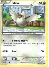 POKEMON CARD PIDOVE 78/108 NO 519 TINY PIGEON POKEMON TCG CCG