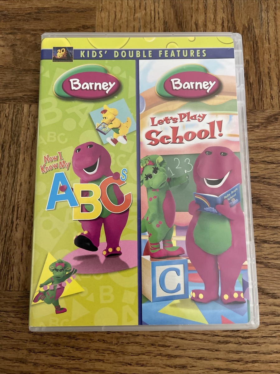 Barney Now I Know My ABCs Let's Play School DVD 45986313850