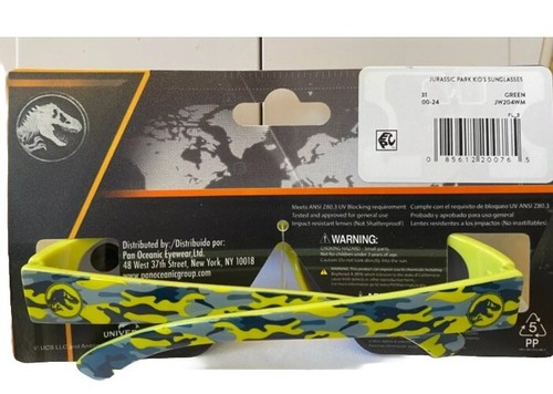 JURASSIC WORLD DINOSAUR Sunglasses - Youth 100% UV Protection Fast Shipping! - Picture 2 of 2