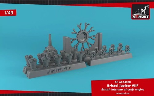 Armory ModelsAR ACA4820 1/48 Bristol Jupiter VIIF - Kit Modelo Motor Escala - Imagen 4 de 6