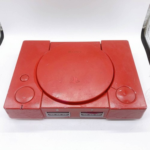 Sony Playstation 1 PS1 Video Game Consoles SCPH-5500 Red Used Junk ...