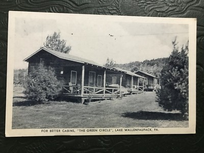 Cabins The Green Circle Lake Wallenpaupack Pennsylvania Pa Vintage