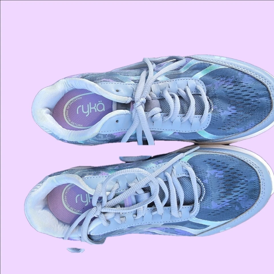 Zapatillas Ryka Azul con Malla y Diseño Moderno Foto 3 de 4