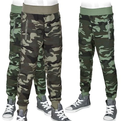Räumungsverkauf Jogginghose Camouflage Hose Freizeit Kinder Sporthose Army #216