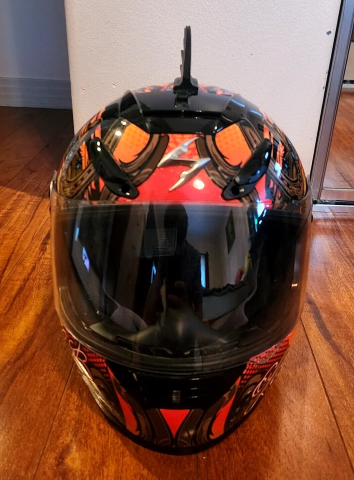 Scorpion EXO-750 Helmet - Live Fast, with Spines - Image 2 of 4