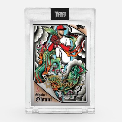 Topps Project100 Card 99 Shohei Ohtani by Luke Wessman - Artist