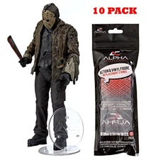 10 PACK 3-PEG ALPHA COLLECTIBLES ACTION FIGURE / FUNKO POP DISPLAY STANDS 