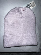New Cat  Jack Beanie Lavender Cuffed Light Purple One Size Girls Target NWT