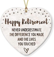Happy Retirement Ornament 2024, Gifts for Women, Men, Coworker, 22