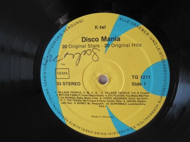 Vinyl LP- Various - Disco Mania, K-Tel TG 1211, 1979, Zustand Vinyl G+ - Bild 3 von 4