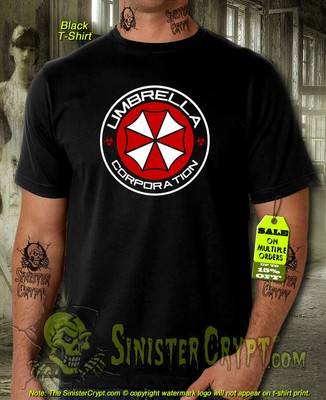 Umbrella Corporation t-shirt UBCS Resident Evil T-Virus, sizes: Small to 6XL