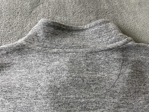 Gap Sweater Men's XXL 2XL Gray Henley Mock Neck Pullover Cotton Blend Preppy - Picture 10 of 11