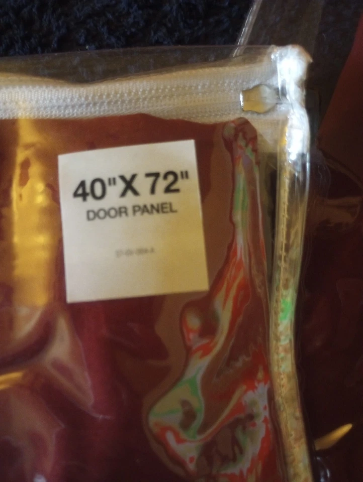 JCP Home Door Panel 40x72 Red - Image 2 of 3