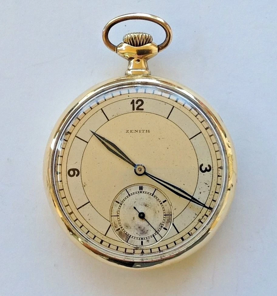 Zenith gold pocket best sale watch