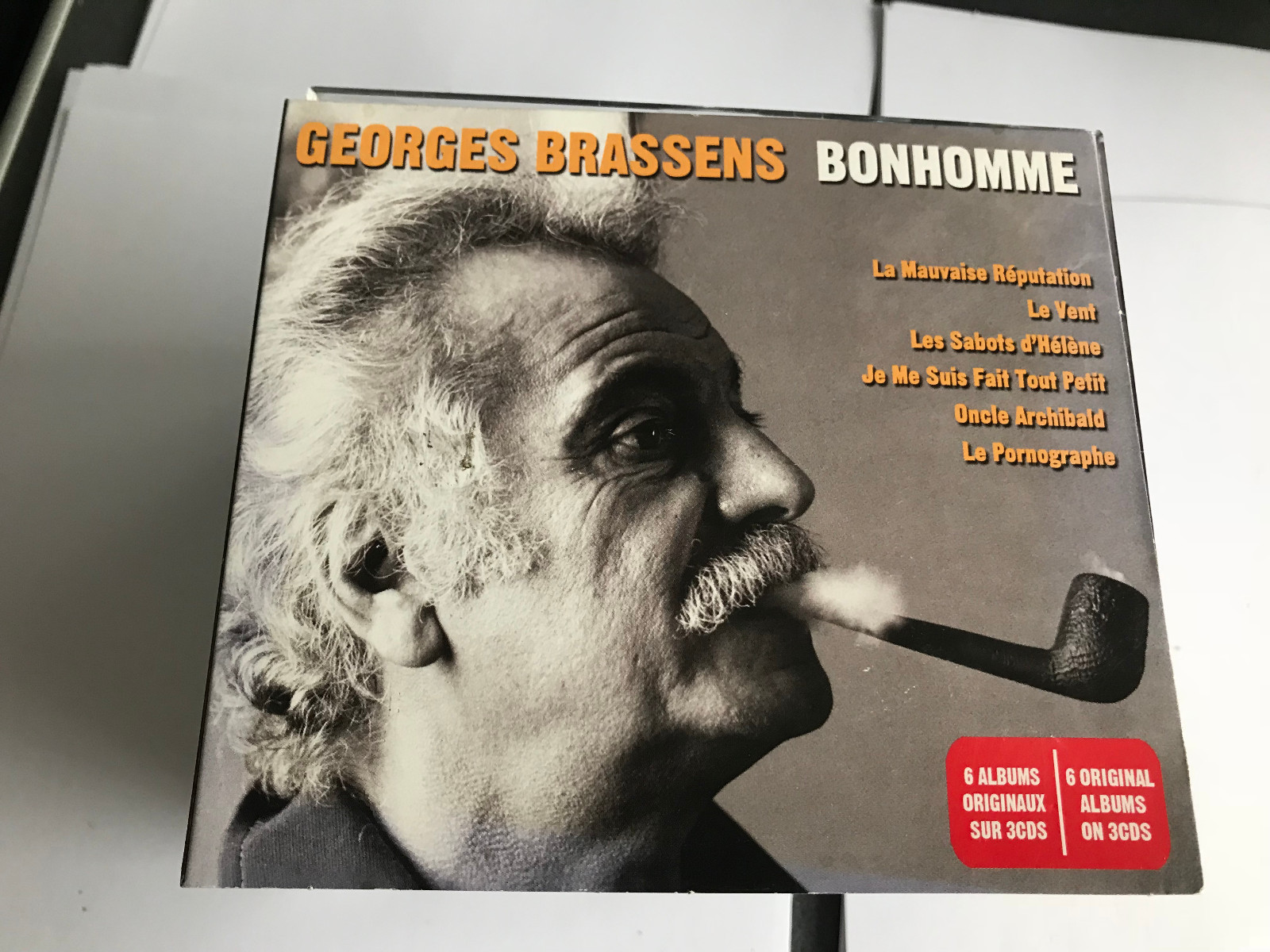 Bonhomme,Artist - Georges Brassens 3 CD MINT/EX 5060143490279