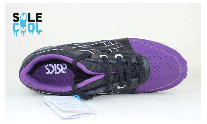 Asics Gel Lyte III Purple Black White H5V0L-3390 | eBay