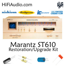 Marantz ST610 sintonizzatore ricostruzione restauro recap service kit riparazione condensatore