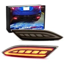 Full LED Smoke Bumper Reflector Lights For JDM Honda 2016-22 Vezel, also fit HRV
