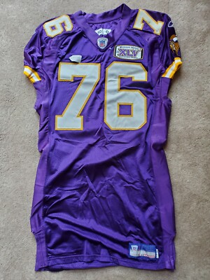 Minnesota Vikings #76 Chris Liwienski Signed Game USED Football