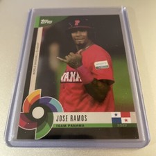 2023 Topps WBC Baseball Global Stars Jose Ramos #33! BLACK PARALLEL SP! (CL6)
