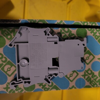 6x Phoenix Contact 3074169 Fuse modular terminal block - UT 4-HESI (5X20) GY