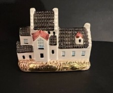 Garnier France Ceramic ENGLISH House Empty Decanter Made In Italy 3.25&rdquo;h 4.5&rdquo;w
