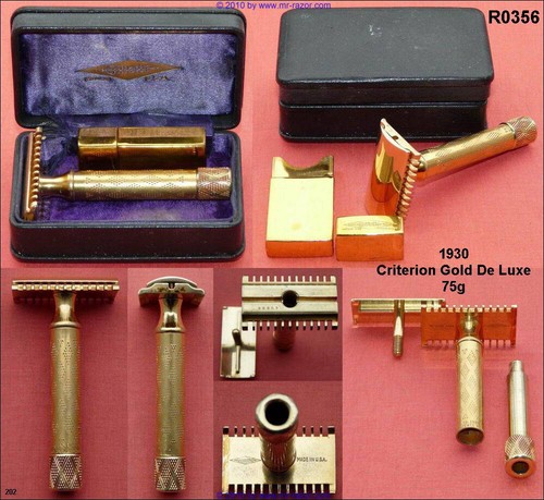 Gillette NUOVO Criterion Gold DeLuxe USA 1930