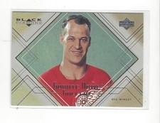 1999-00 Black Diamond Gordie Howe Gallery #GH5 Gordie Howe Red Wings