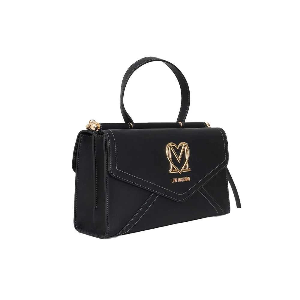 Love moschino black shop and white bag
