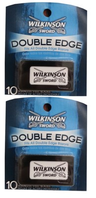 Wilkinson Sword Double Edge Razor Blades, 10 ct. (2 Pk) + Eyebrow Trimmer
