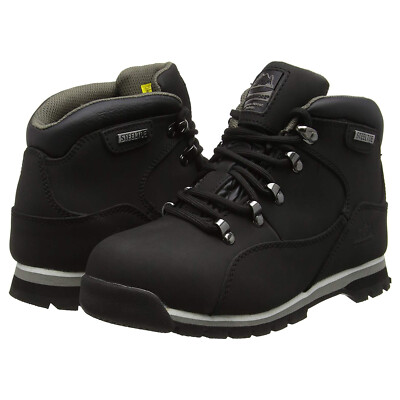 black steel toe hiking boots